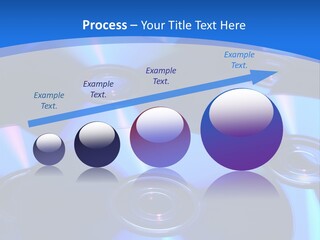 Close Up Of Batch Of Compact Disc PowerPoint Template