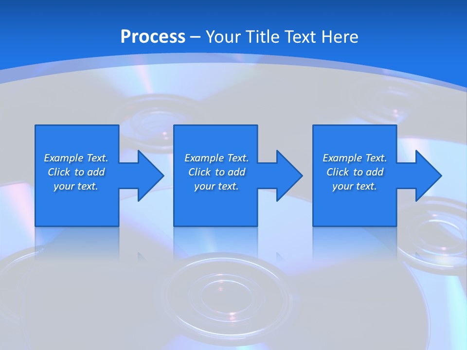 Close Up Of Batch Of Compact Disc PowerPoint Template