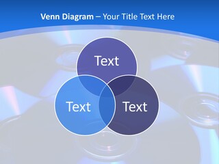 Close Up Of Batch Of Compact Disc PowerPoint Template