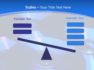 Close Up Of Batch Of Compact Disc PowerPoint Template