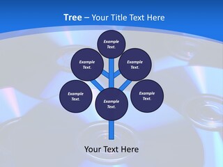 Close Up Of Batch Of Compact Disc PowerPoint Template