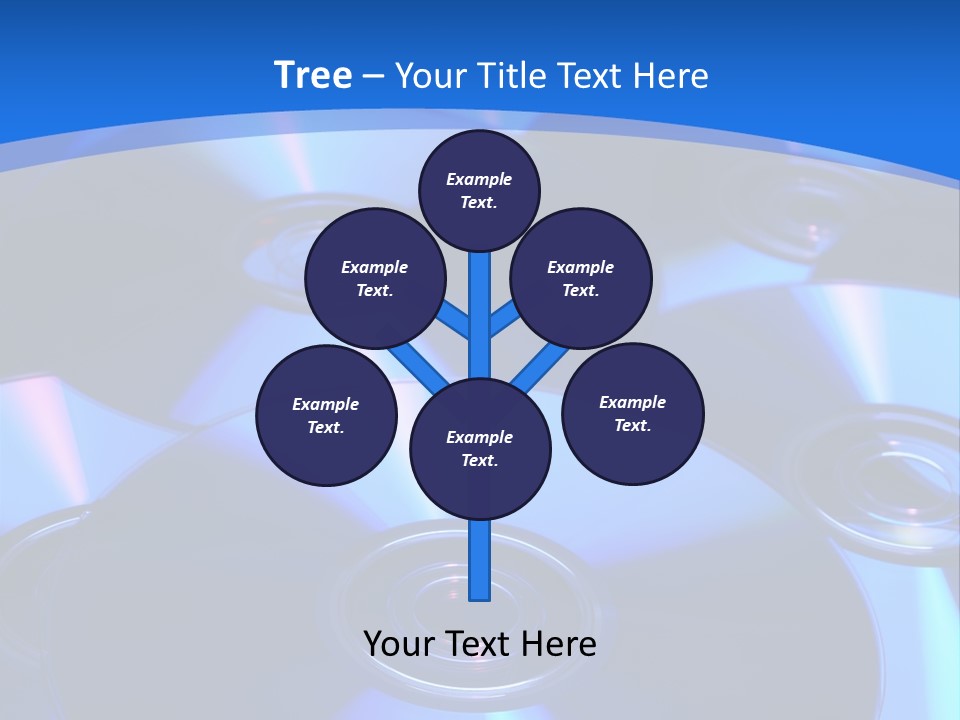 Close Up Of Batch Of Compact Disc PowerPoint Template