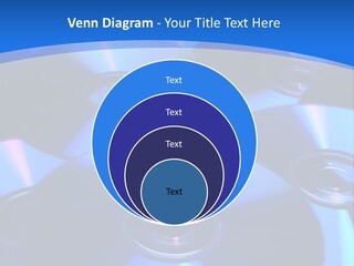 Close Up Of Batch Of Compact Disc PowerPoint Template