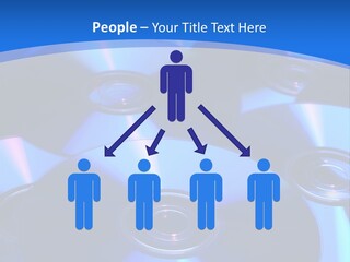 Close Up Of Batch Of Compact Disc PowerPoint Template