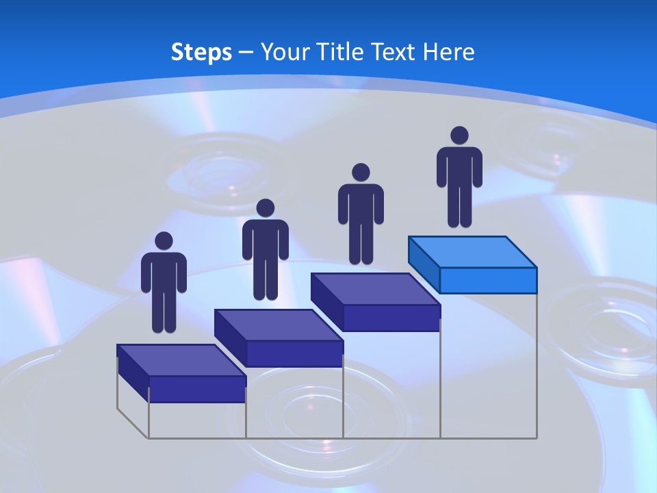 Close Up Of Batch Of Compact Disc PowerPoint Template