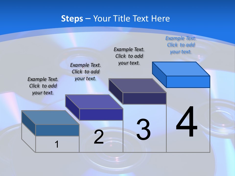 Close Up Of Batch Of Compact Disc PowerPoint Template