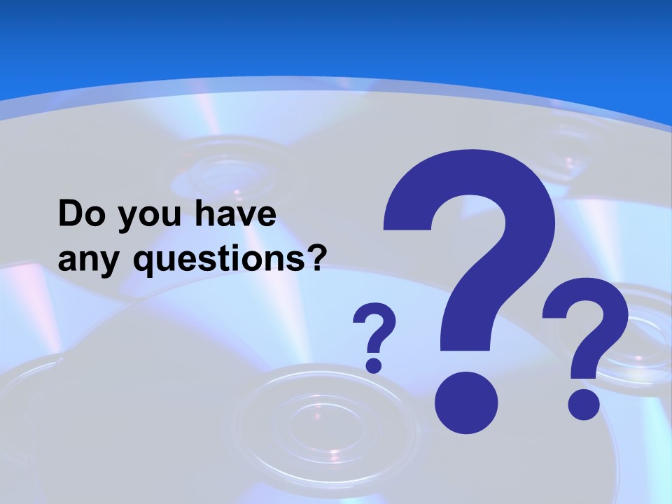 Close Up Of Batch Of Compact Disc PowerPoint Template