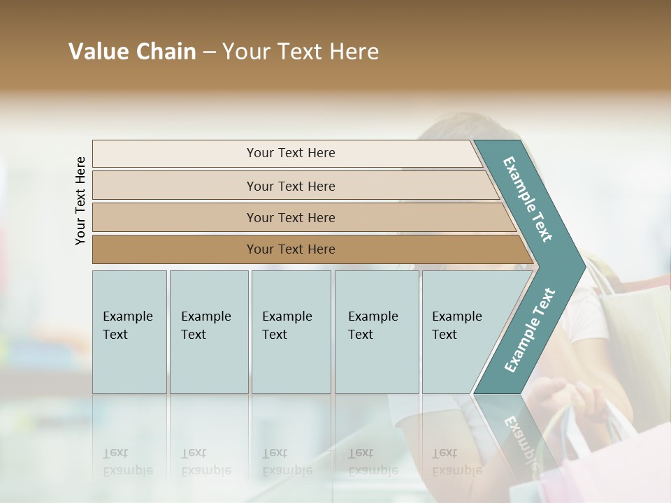 Building Blocks /A House Symbol Isolated On A Red Background PowerPoint Template