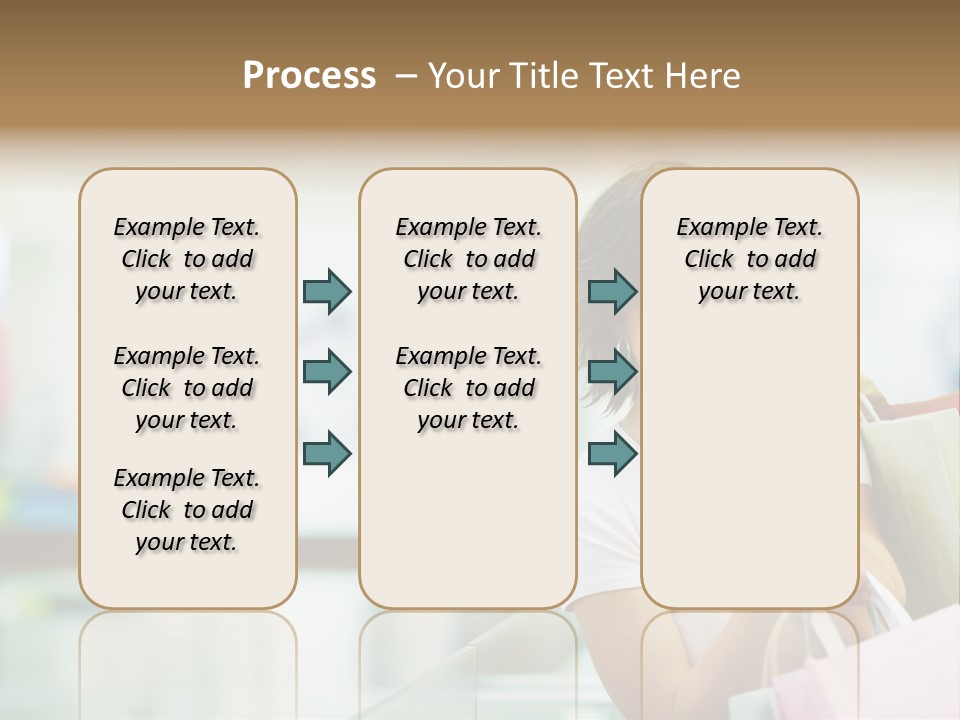 Building Blocks /A House Symbol Isolated On A Red Background PowerPoint Template