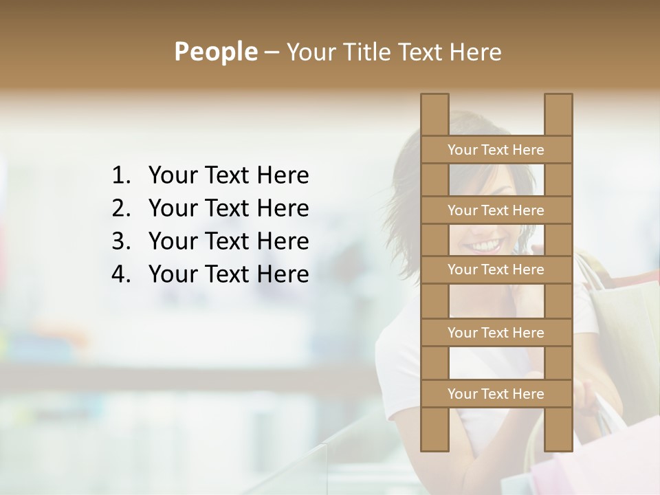 Building Blocks /A House Symbol Isolated On A Red Background PowerPoint Template