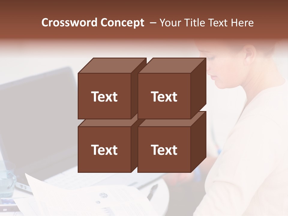 A Woman Holding A Baby In Her Lap While Looking At A Laptop PowerPoint Template