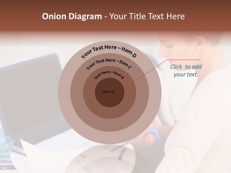 A Woman Holding A Baby In Her Lap While Looking At A Laptop PowerPoint Template