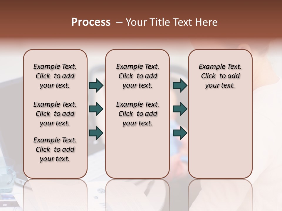 A Woman Holding A Baby In Her Lap While Looking At A Laptop PowerPoint Template