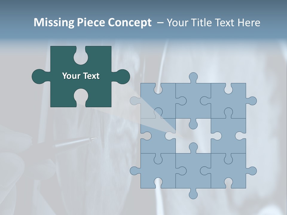 Pen Showing X-Ray Pictures Of Brain On Screen PowerPoint Template