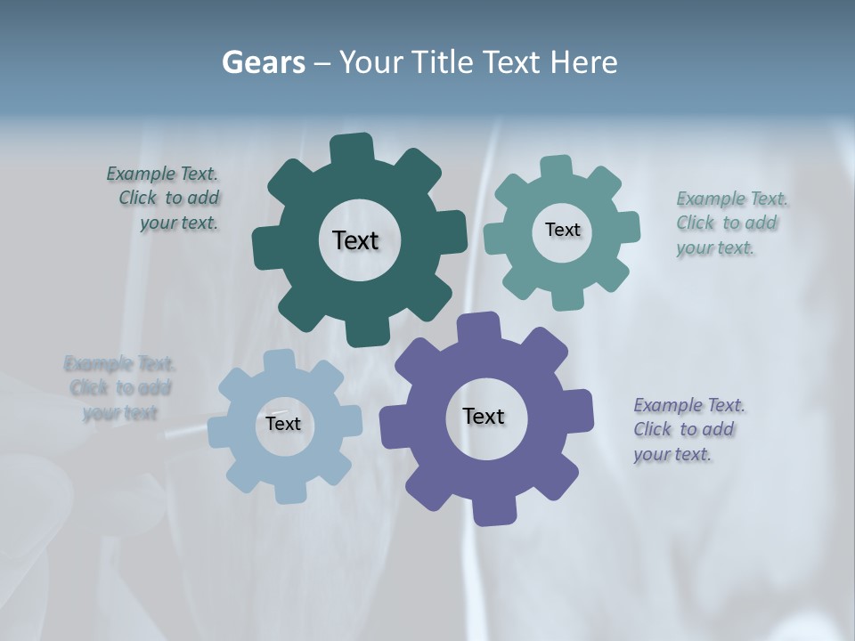 Pen Showing X-Ray Pictures Of Brain On Screen PowerPoint Template
