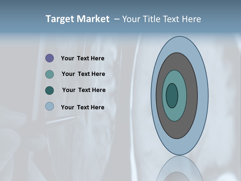 Pen Showing X-Ray Pictures Of Brain On Screen PowerPoint Template