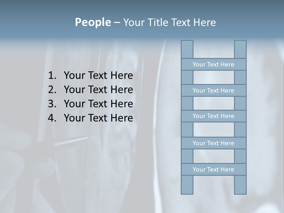 Pen Showing X-Ray Pictures Of Brain On Screen PowerPoint Template