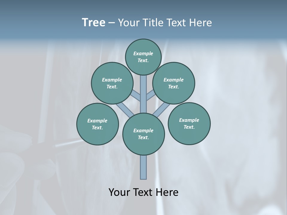 Pen Showing X-Ray Pictures Of Brain On Screen PowerPoint Template