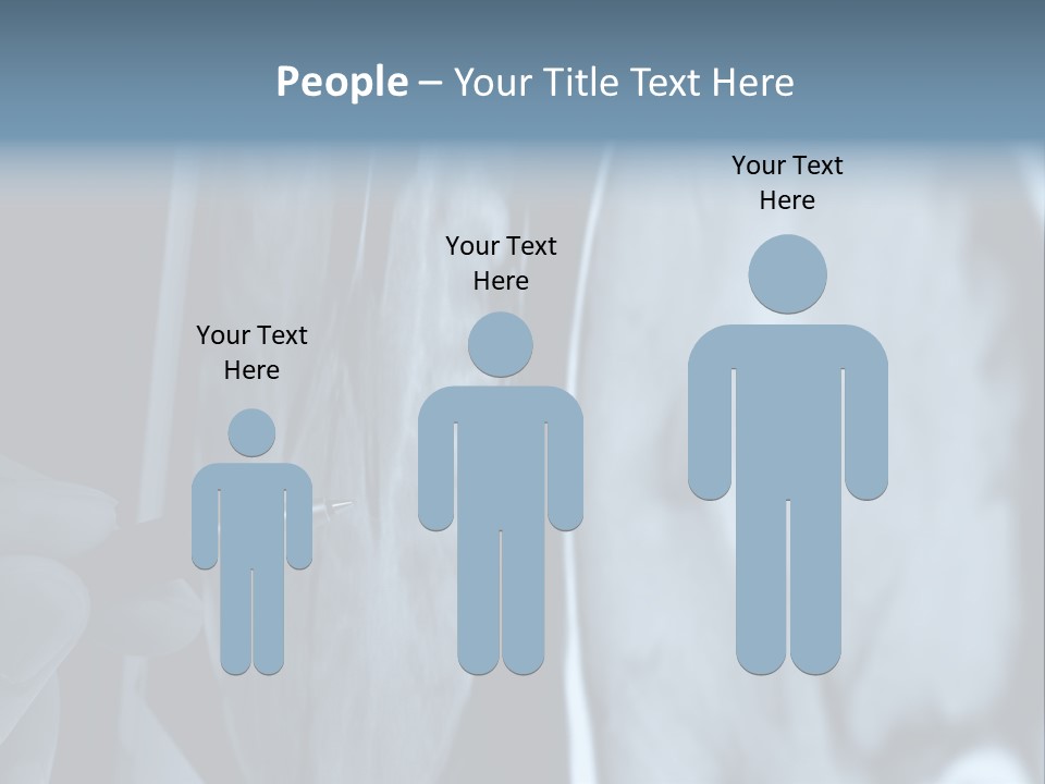 Pen Showing X-Ray Pictures Of Brain On Screen PowerPoint Template