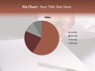 Businesspeople Shaking Hands PowerPoint Template