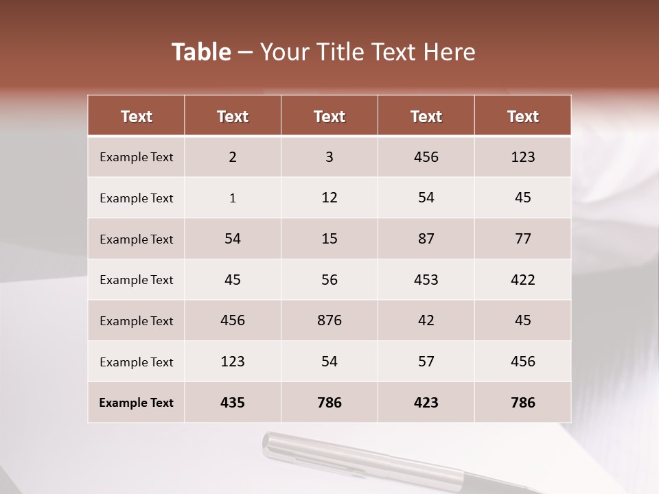 Businesspeople Shaking Hands PowerPoint Template