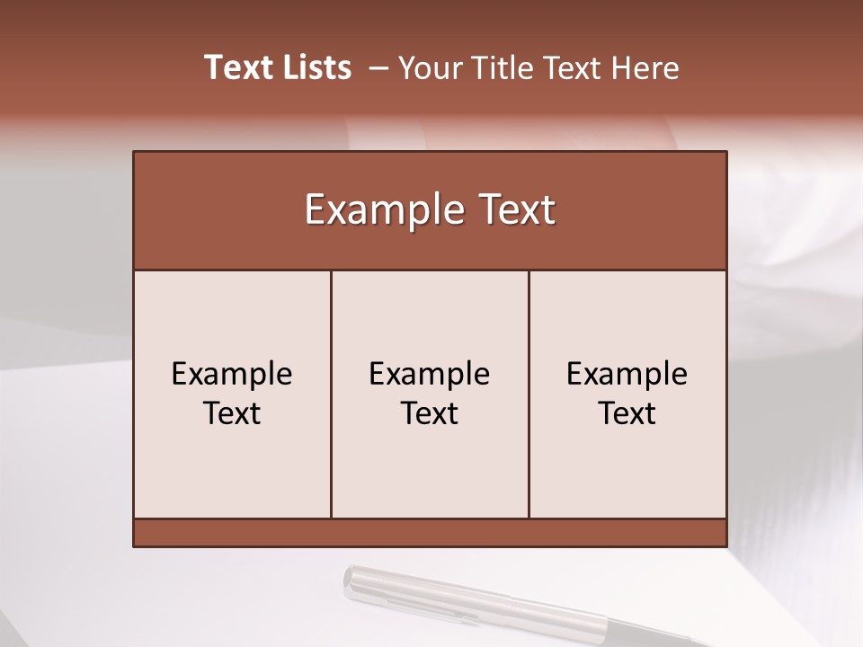 Businesspeople Shaking Hands PowerPoint Template