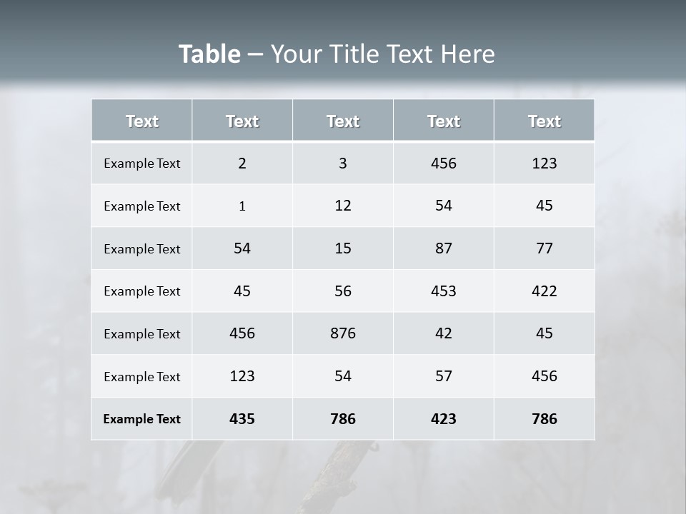 Carolina Chickadee PowerPoint Template