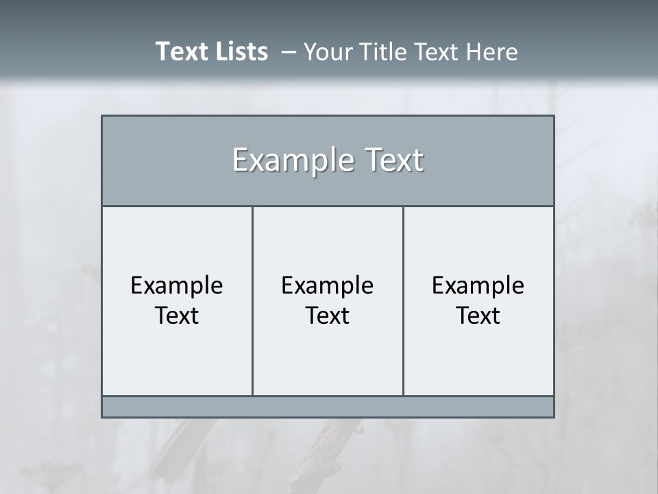 Carolina Chickadee PowerPoint Template