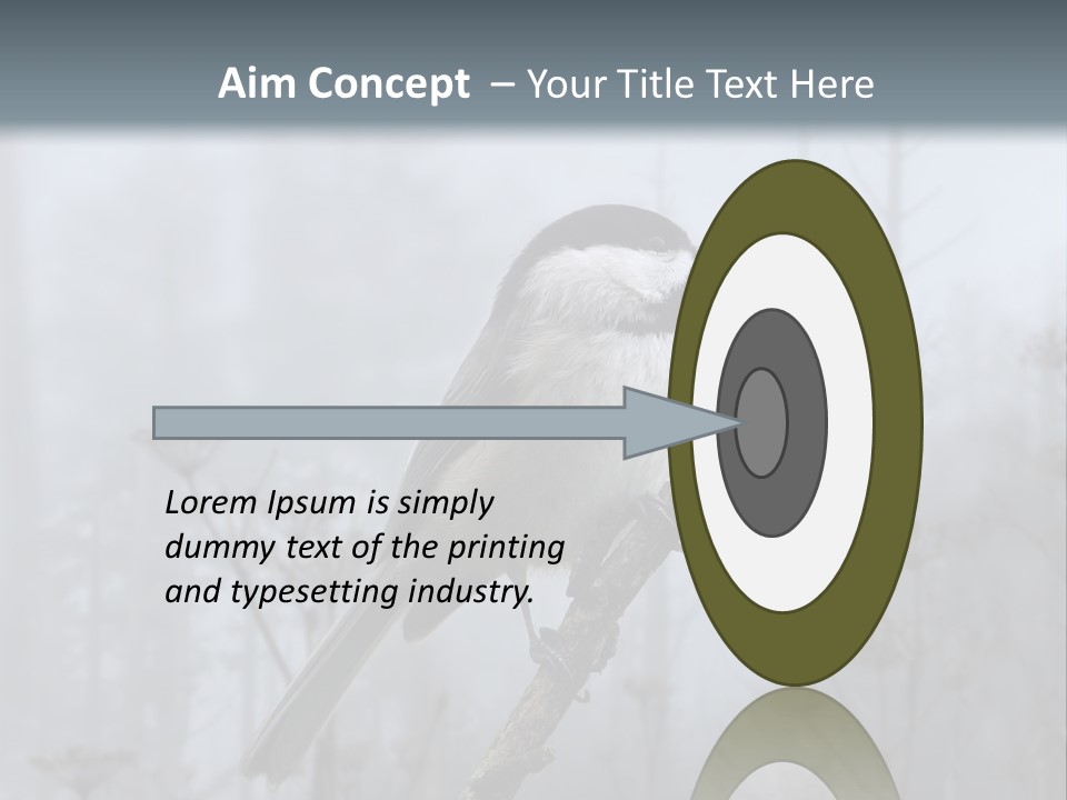 Carolina Chickadee PowerPoint Template