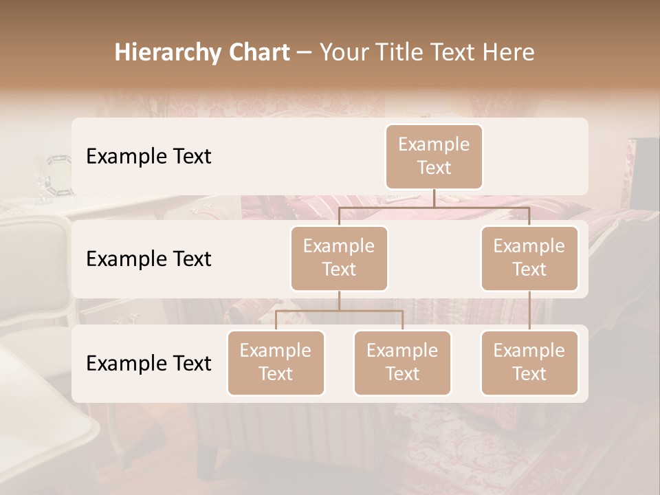Pink Woman Interior Bedroom 4 PowerPoint Template