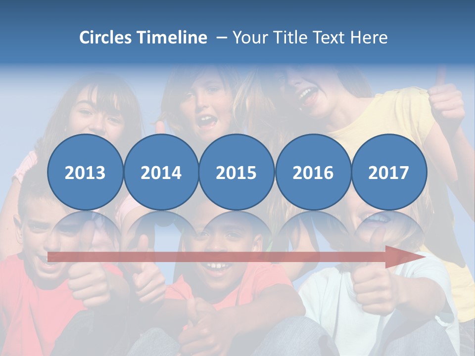 Happy Positive Youth With Thumbs Up PowerPoint Template