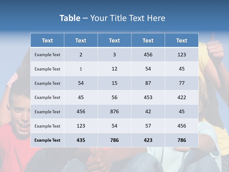 Happy Positive Youth With Thumbs Up PowerPoint Template