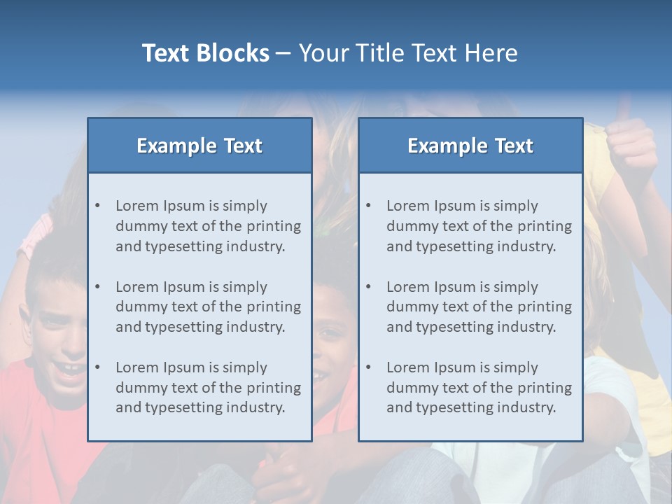 Happy Positive Youth With Thumbs Up PowerPoint Template