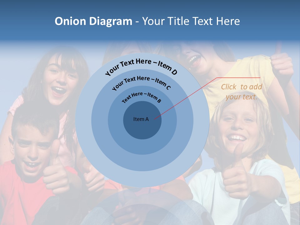 Happy Positive Youth With Thumbs Up PowerPoint Template