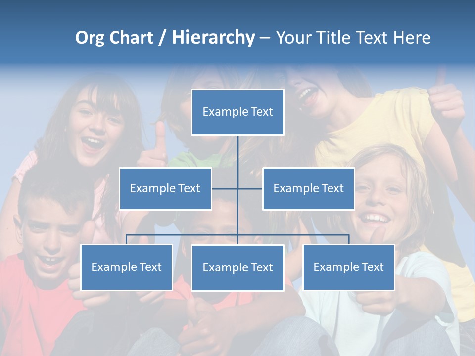 Happy Positive Youth With Thumbs Up PowerPoint Template