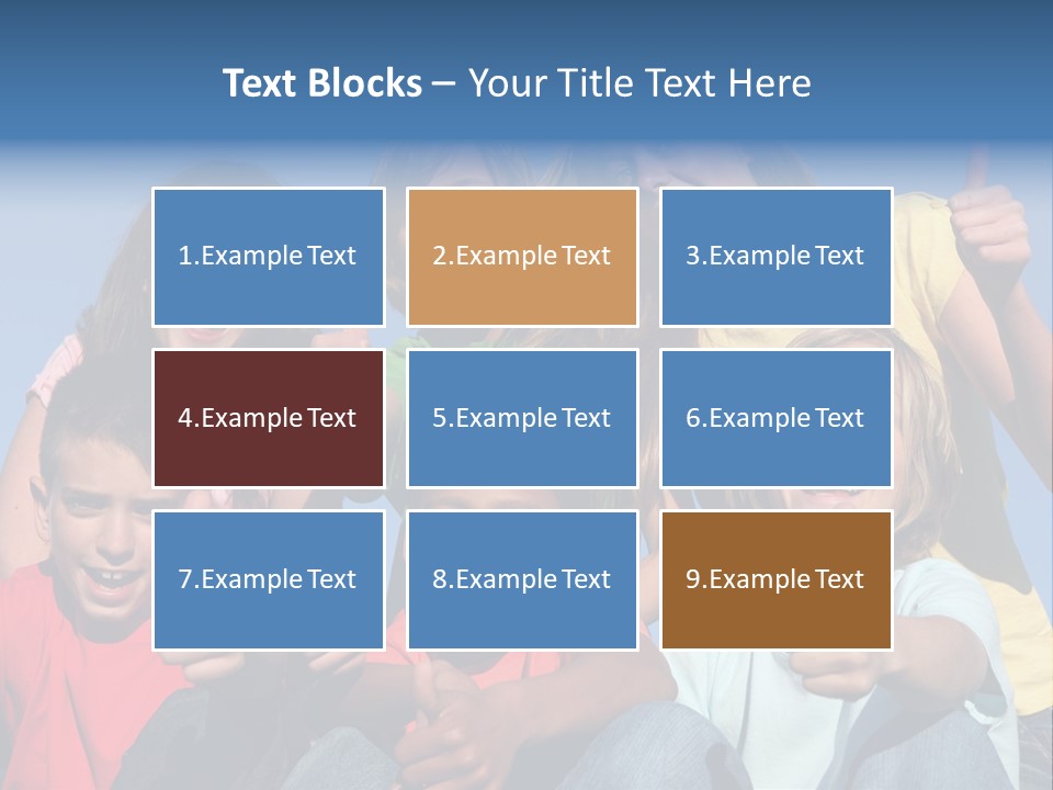 Happy Positive Youth With Thumbs Up PowerPoint Template