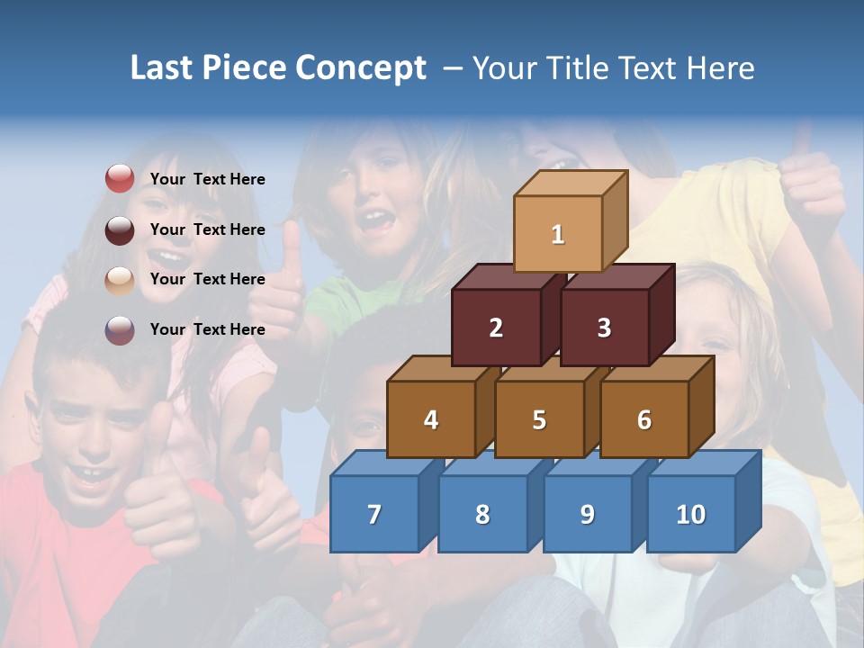 Happy Positive Youth With Thumbs Up PowerPoint Template