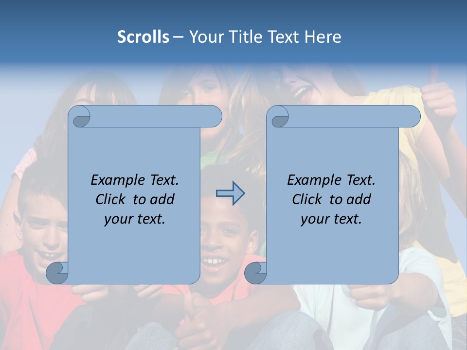 Happy Positive Youth With Thumbs Up PowerPoint Template