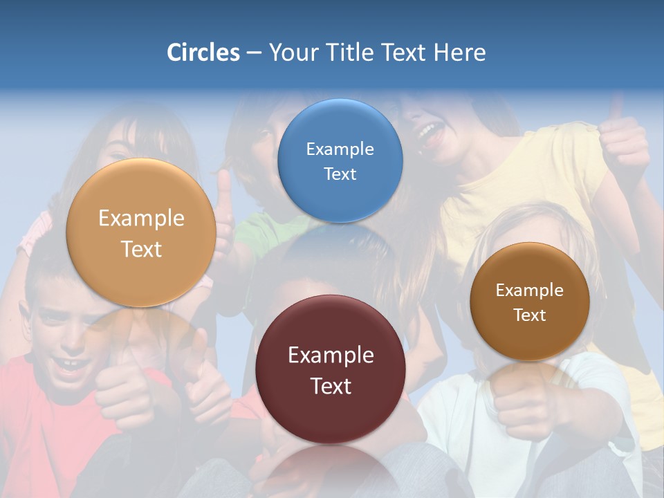 Happy Positive Youth With Thumbs Up PowerPoint Template