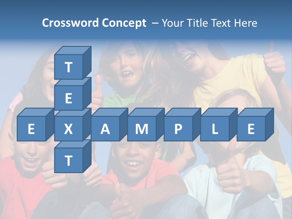 Happy Positive Youth With Thumbs Up PowerPoint Template