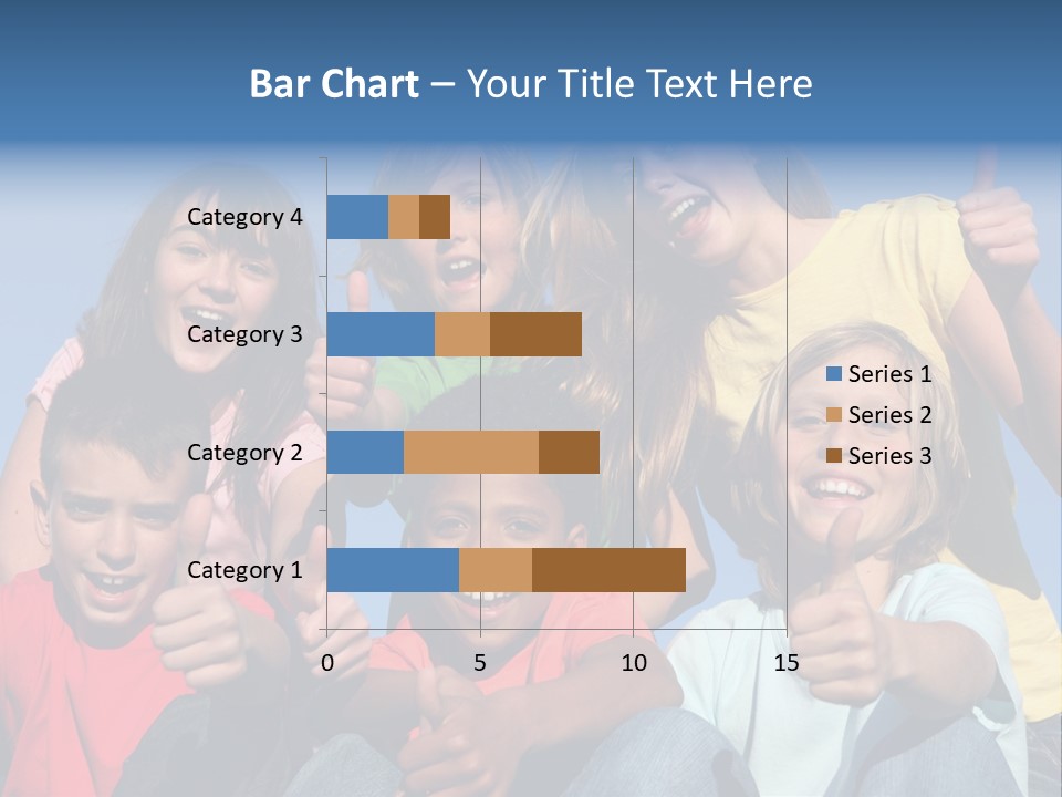 Happy Positive Youth With Thumbs Up PowerPoint Template