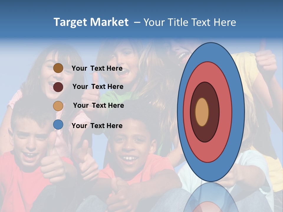 Happy Positive Youth With Thumbs Up PowerPoint Template