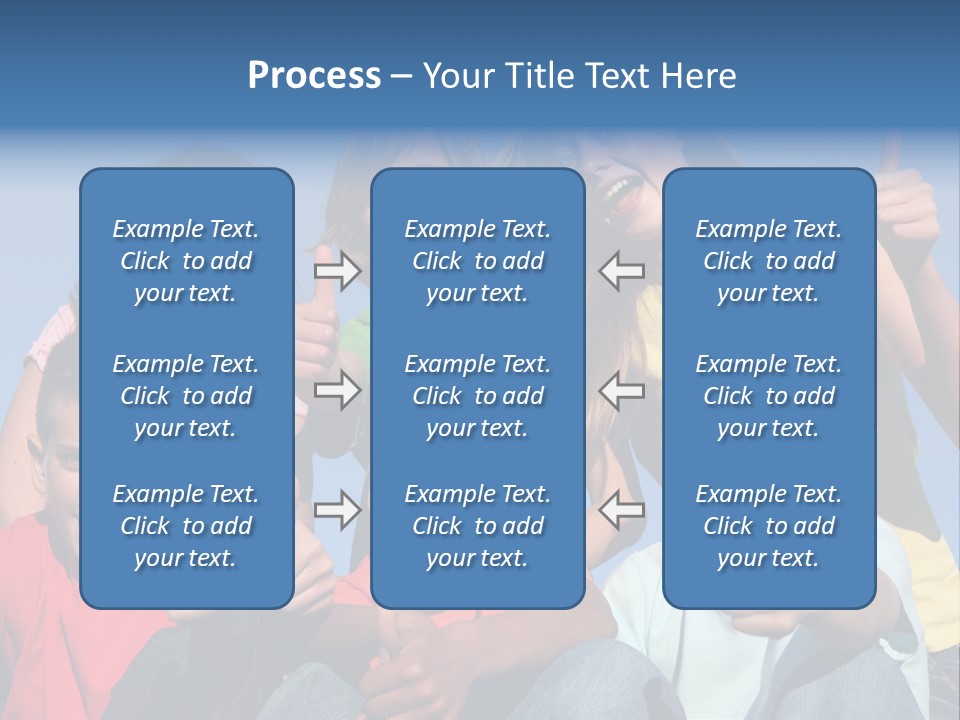 Happy Positive Youth With Thumbs Up PowerPoint Template