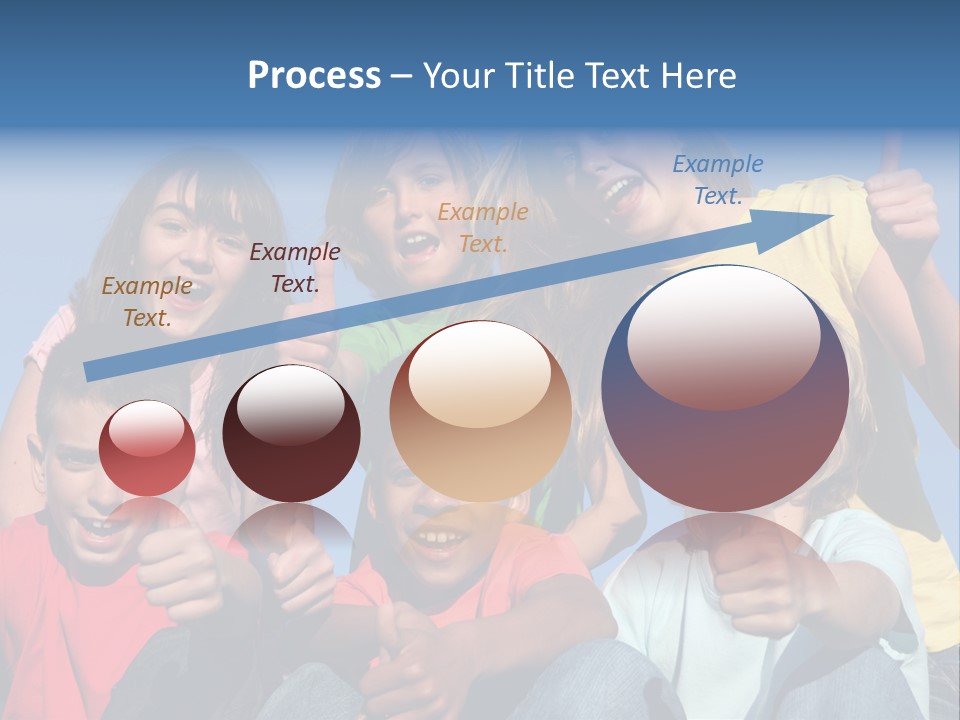 Happy Positive Youth With Thumbs Up PowerPoint Template