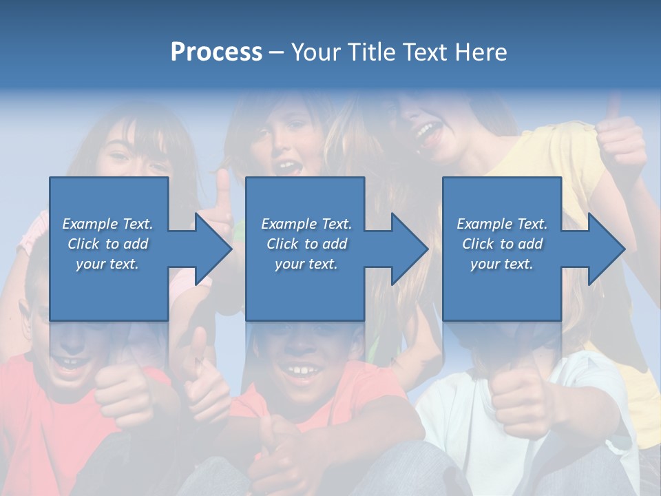 Happy Positive Youth With Thumbs Up PowerPoint Template