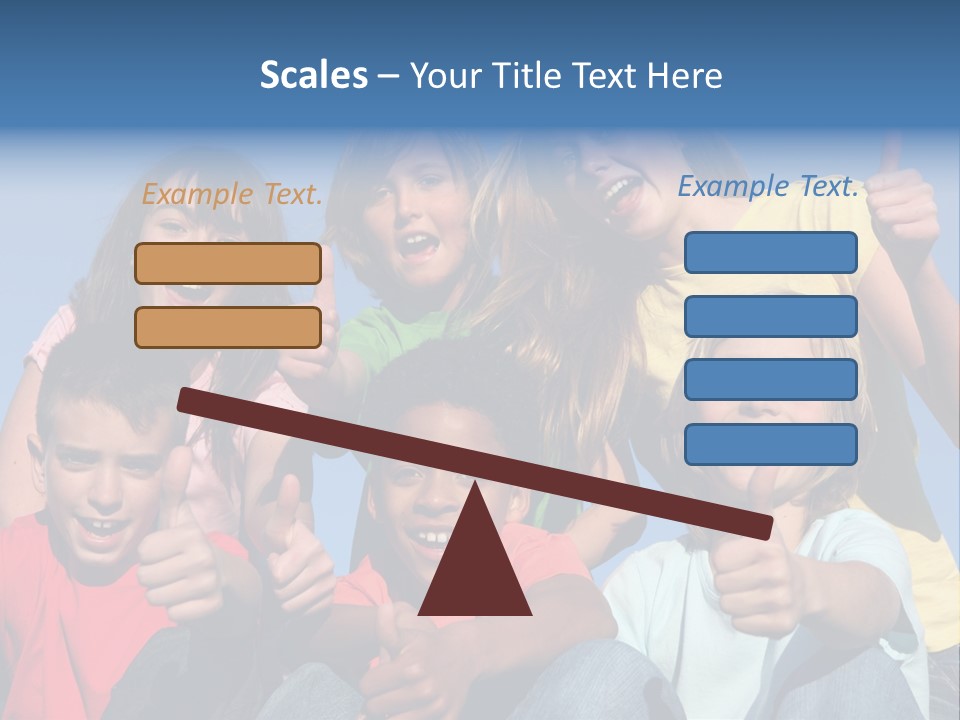 Happy Positive Youth With Thumbs Up PowerPoint Template