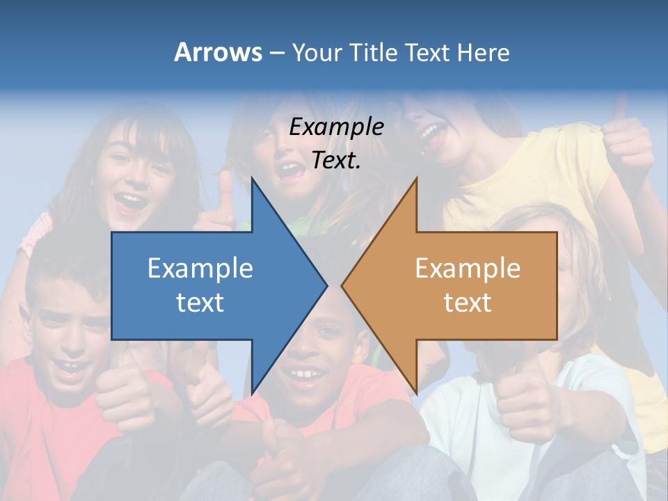 Happy Positive Youth With Thumbs Up PowerPoint Template