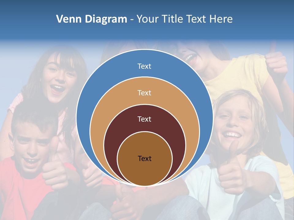 Happy Positive Youth With Thumbs Up PowerPoint Template