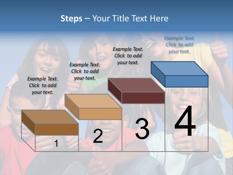 Happy Positive Youth With Thumbs Up PowerPoint Template