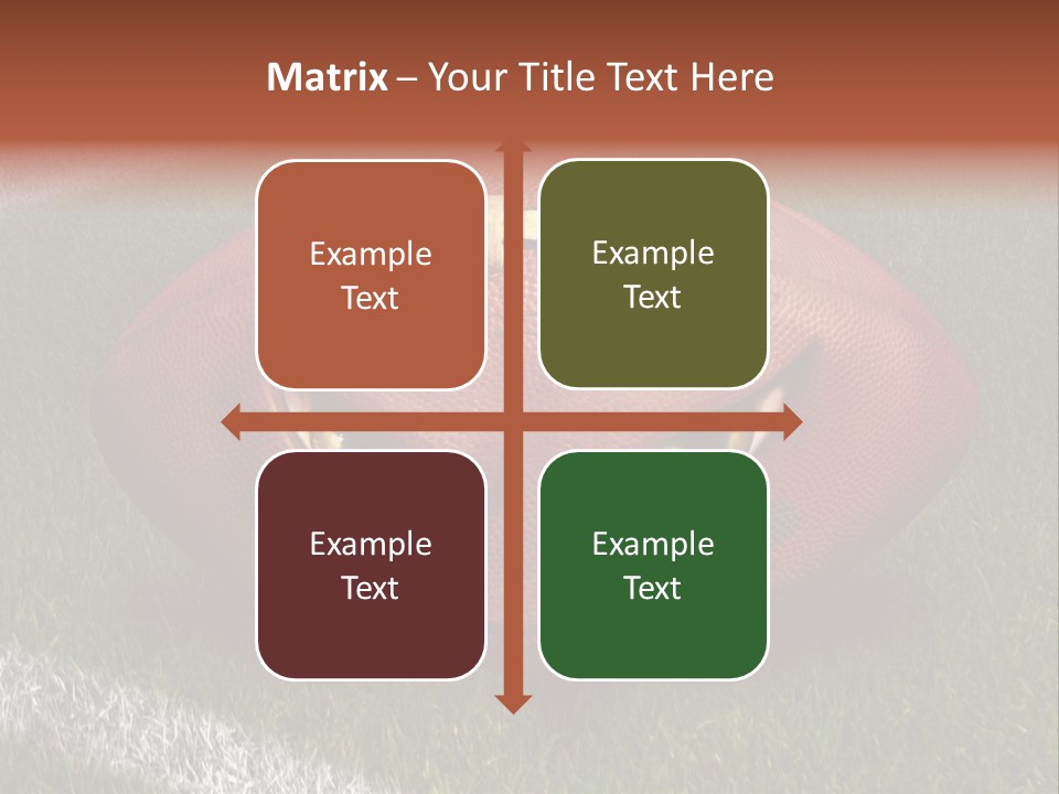 Evil Football Illustration PowerPoint Template